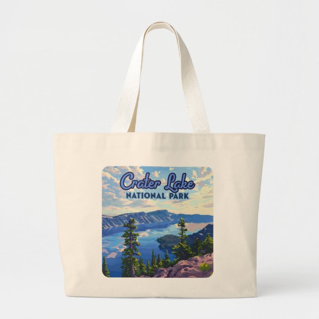 Bolso De Tela Gigante Parque nacional Crater Lake (Frente)