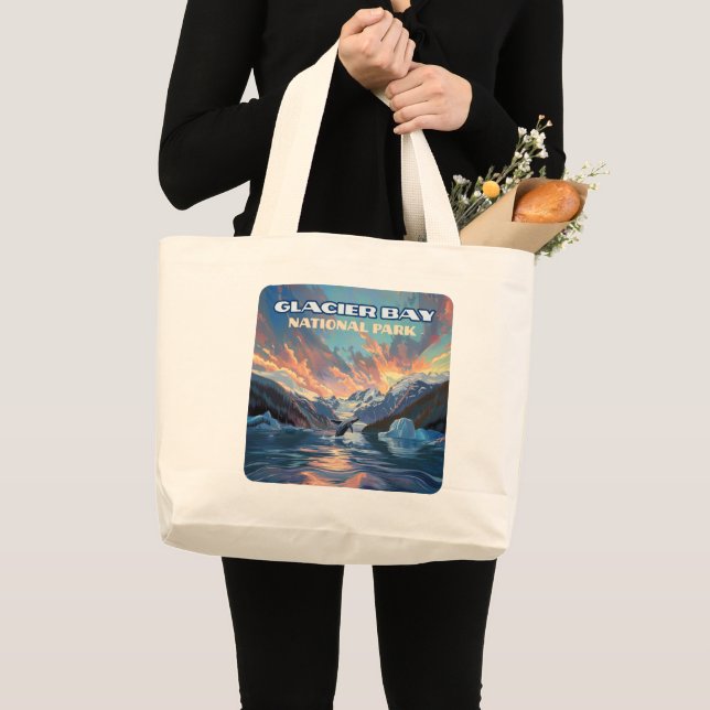 Bolso De Tela Gigante Parque nacional Glacier Bay Alaska (Anverso (producto))