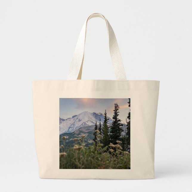 Bolso De Tela Gigante Parque nacional Mount Rainier Tote Bag (Frente)
