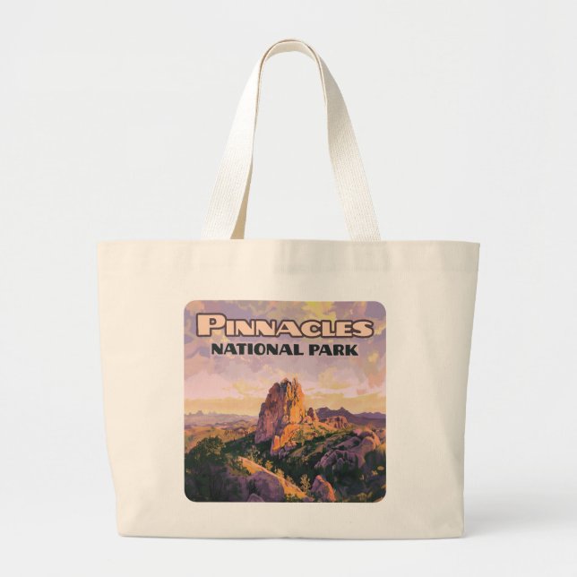 Bolso De Tela Gigante Parque nacional Pinnacles Buttes California (Frente)