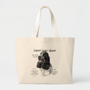 Bolso De Tela Gigante Parti English Cocker Spaniel History