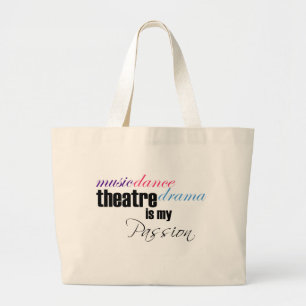 Bolso De Tela Gigante Pasión del teatro
