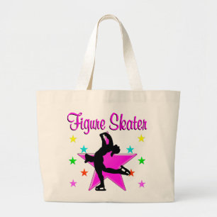 Bolso De Tela Gigante PATINADOR DE FIGURA DE bonito