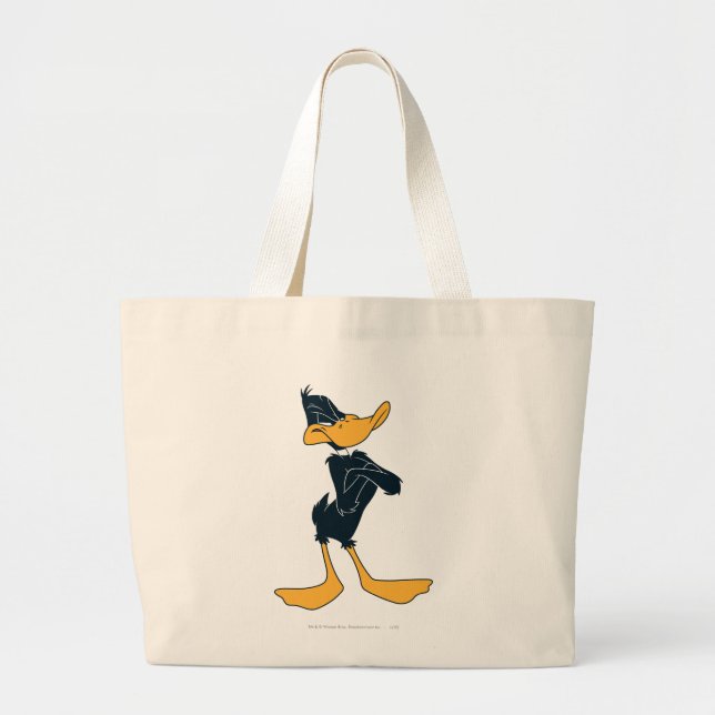 Bolso De Tela Gigante Pato DAFFY™ con los brazos cruzados (Frente)