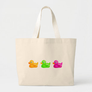 Bolso De Tela Gigante Patos de goma