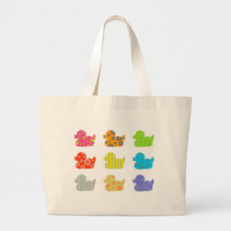Bolso De Tela Gigante Patos modelados