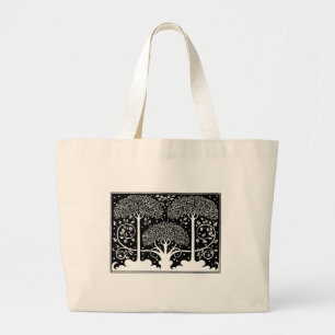Bolso De Tela Gigante Patrón Beardsley de árbol Art Nouveau