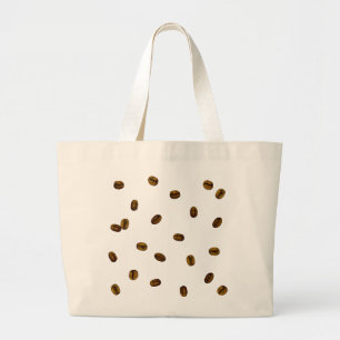 Bolso De Tela Gigante Patrón de café