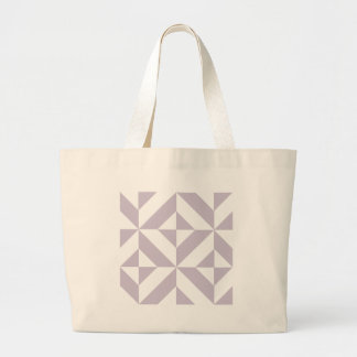Bolso De Tela Gigante Patrón de cubo de deco geométrico de uva de Guay p