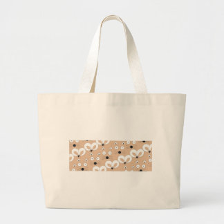 Bolso De Tela Gigante Patrón de gato y ratón Tan