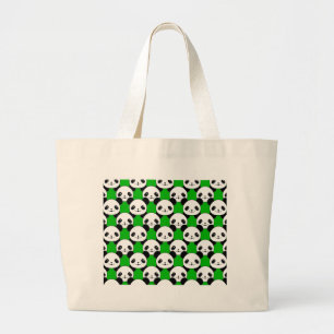 Bolso De Tela Gigante Patrón de oso Kawaii Panda