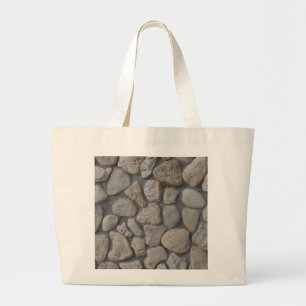 Bolso De Tela Gigante Patrón de piedra