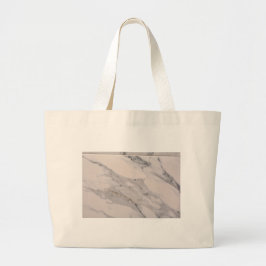 Bolso De Tela Gigante Patrón moderno de mármol rosa y negro