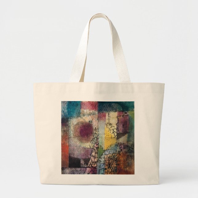 Bolso De Tela Gigante Paul Klee Abstract Art Cubism  (Frente)