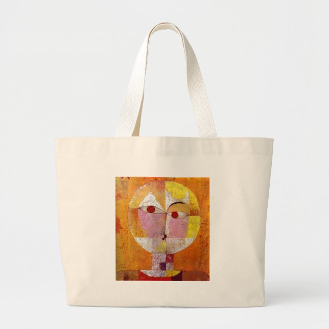 Bolso De Tela Gigante Paul Klee Senecio Painting (Frente)