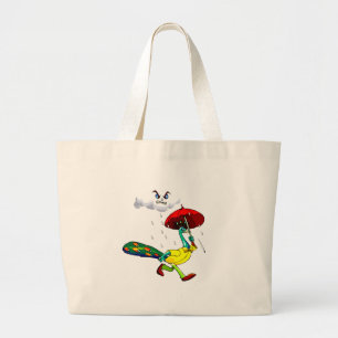 Bolso De Tela Gigante Pavo real de Percy