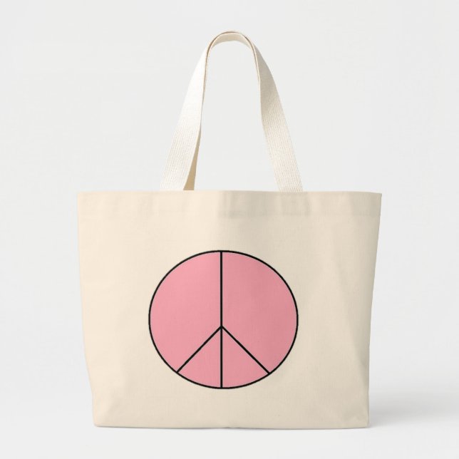 BOLSO DE TELA GIGANTE PAZ (Frente)