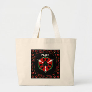 Bolso De Tela Gigante "Paz: con Escudo Emblema"