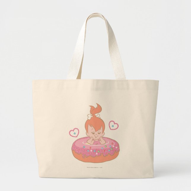 Bolso De Tela Gigante PEBBLES™ en Donut (Frente)