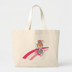 Bolso De Tela Gigante PEBBLES™ en el arco iris rosado