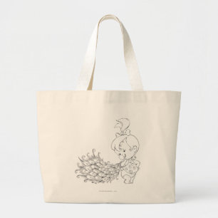 Bolso De Tela Gigante PEBBLES™ en pavo real