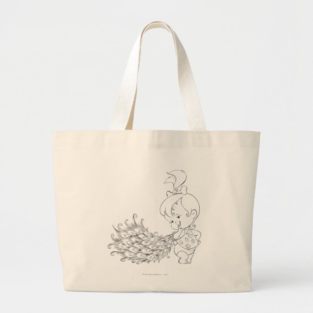 Bolso De Tela Gigante PEBBLES™ En Peacock (Frente)