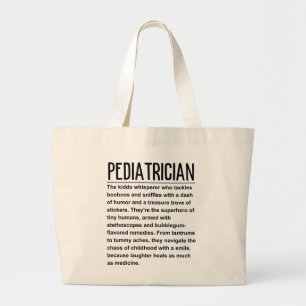 Bolso De Tela Gigante Pediatra
