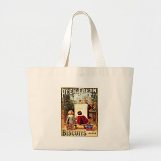 Bolso De Tela Gigante Peek Frean Cos. Biscuits London Vintage Ad