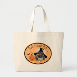 Bolso De Tela Gigante Pekingese Halloween