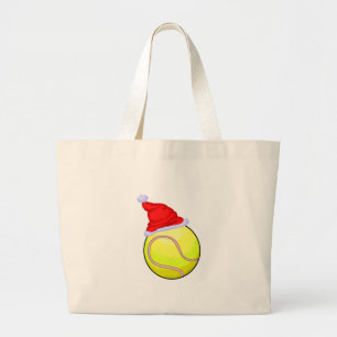 Bolso De Tela Gigante Pelota de tenis (gorra de Santa)