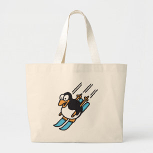 Bolso De Tela Gigante penguin ski