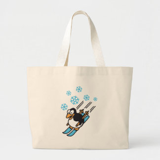 Bolso De Tela Gigante penguin ski