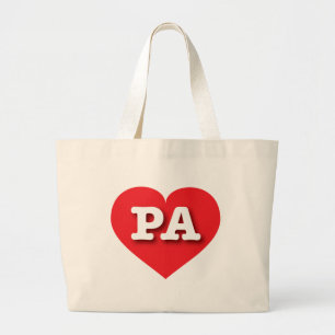 Bolso De Tela Gigante Pennsylvania Red Heart - Amo a PA