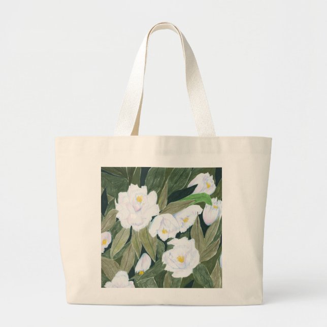 Bolso De Tela Gigante Peony Jumbo Tote Bag (Frente)