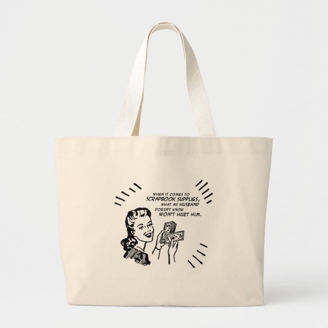 Bolso De Tela Gigante Pequeña Srta. Money Bag (Frente)