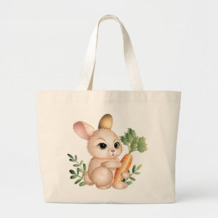 Bolso De Tela Gigante Pequeño conejito
