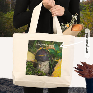 Bolso De Tela Gigante Pequeño hongo