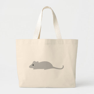 Bolso De Tela Gigante pequeño ratón gris