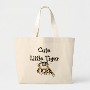 Bolso De Tela Gigante Pequeños camisetas y regalos lindos del tigre