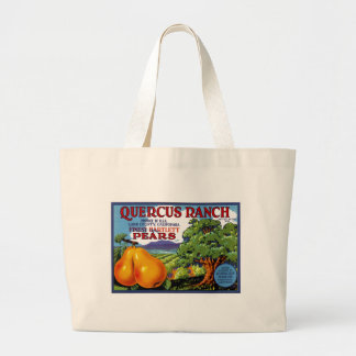 Bolso De Tela Gigante Peras del rancho del quercus