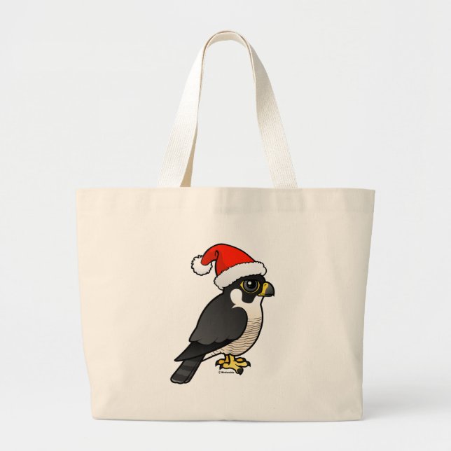 Bolso De Tela Gigante Peregrine Falcon Santa (Frente)