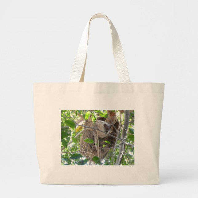 Bolso De Tela Gigante pereza (Frente)