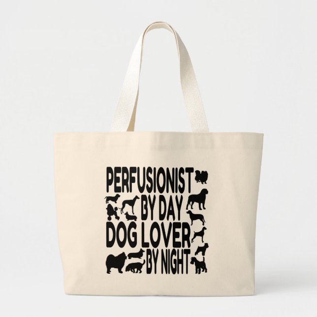 Bolso De Tela Gigante Perfusionista de Dog Lover (Frente)