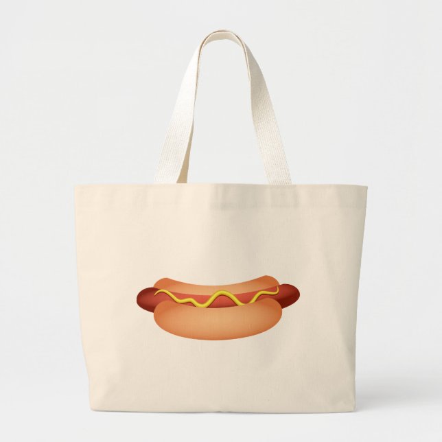 Bolso De Tela Gigante Perrito caliente (Frente)