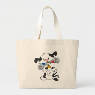 Bolso De Tela Gigante Perrito con las camisetas y los regalos del periód