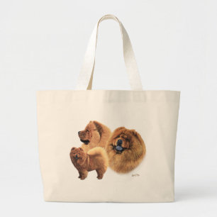 Bolso De Tela Gigante Perro chino de perro chino
