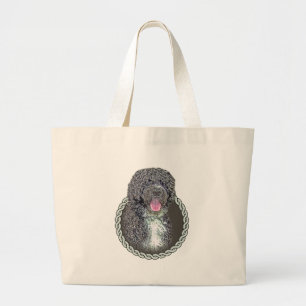 Bolso De Tela Gigante Perro de agua portugués 001