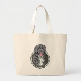 Bolso De Tela Gigante Perro de agua portugués 001