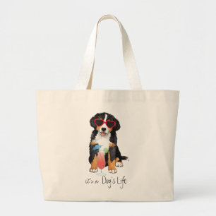 Bolso De Tela Gigante Perro de montaña de verano de Bernese
