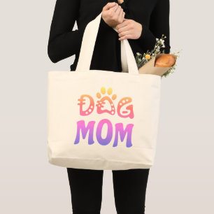 Bolso De Tela Gigante Perro Mamá